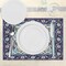 Ambesonne Turkish Pattern Place Mats Set of 4, Mosaic Tiles with Nature Inspired Ornaments Tulips and Daisies with Curls, Washable Fabric Placemats for Dining Table, Standard Size, Multicolor